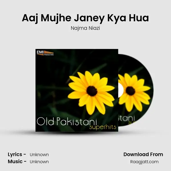 Aaj Mujhe Janey Kya Hua - Najma Niazi album cover 