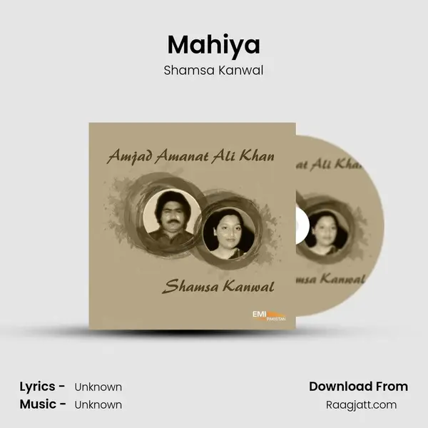 Mahiya - Shamsa Kanwal album cover 