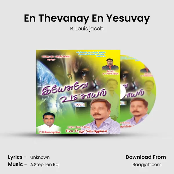 En Thevanay En Yesuvay - R. Louis jacob album cover 