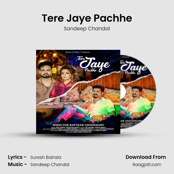 Tere Jaye Pachhe - Sandeep Chandal album cover 