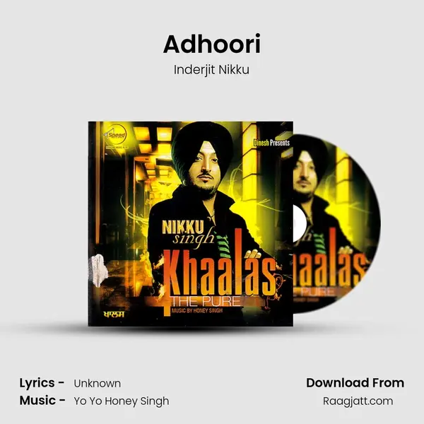 Adhoori - Inderjit Nikku album cover 