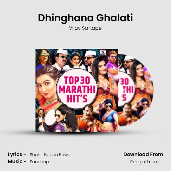 Dhinghana Ghalati - Vijay Sartape album cover 