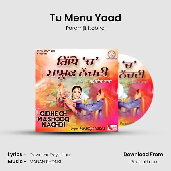 Tu Menu Yaad - Paramjit Nabha album cover 