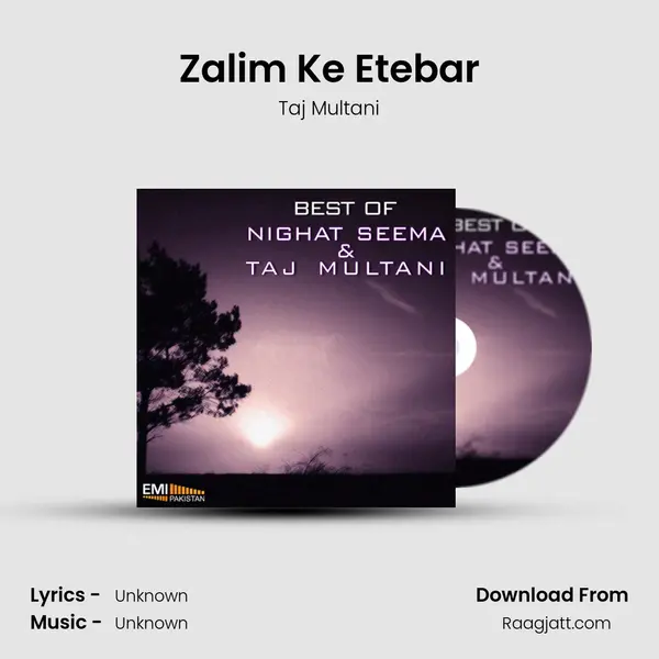 Zalim Ke Etebar - Taj Multani album cover 