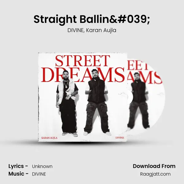 Straight Ballin' - DIVINE album cover 