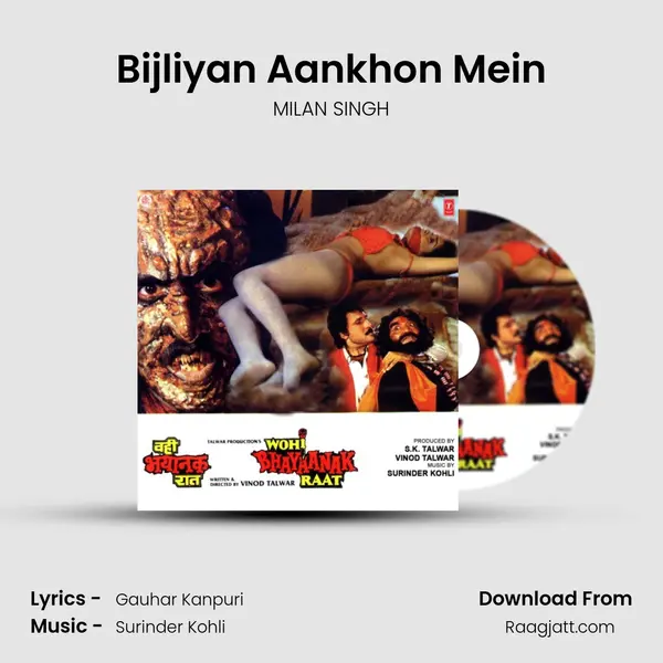 Bijliyan Aankhon Mein - MILAN SINGH album cover 