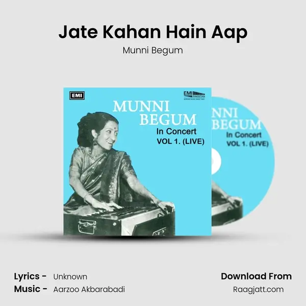 Jate Kahan Hain Aap - Munni Begum album cover 