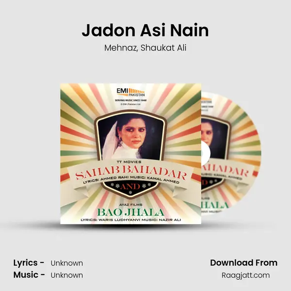 Jadon Asi Nain - Mehnaz album cover 