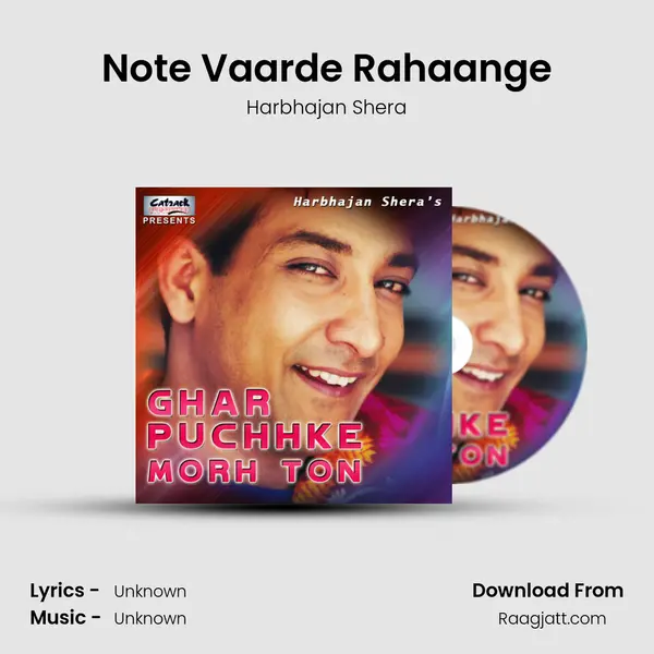 Note Vaarde Rahaange - Harbhajan Shera album cover 