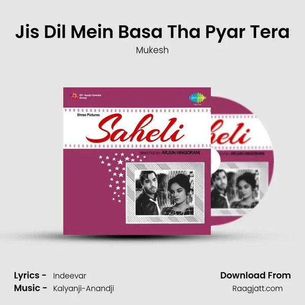 Jis Dil Mein Basa Tha Pyar Tera - Mukesh album cover 