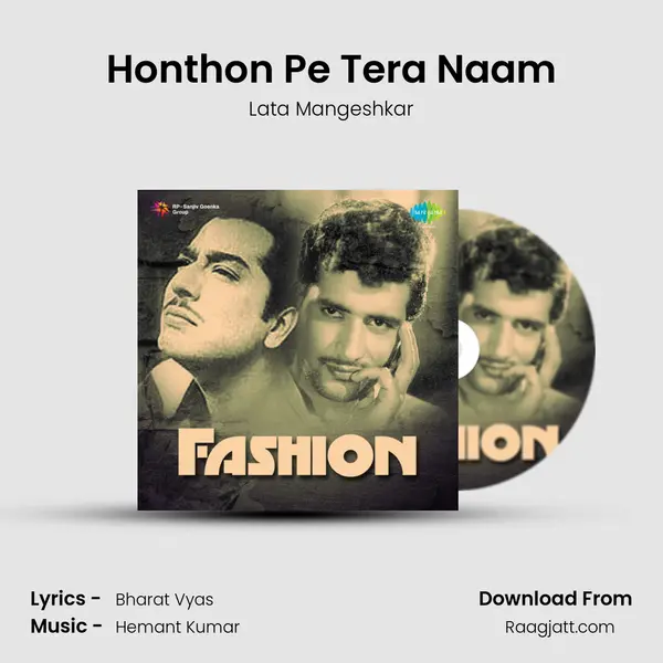 Honthon Pe Tera Naam - Lata Mangeshkar album cover 