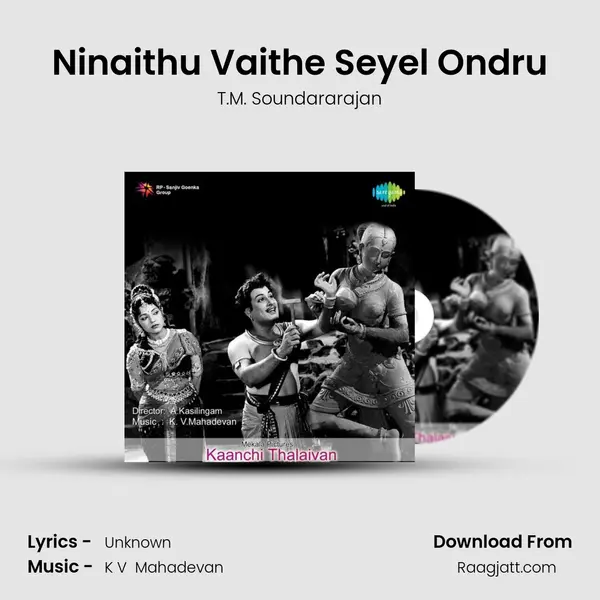 Ninaithu Vaithe Seyel Ondru - T.M. Soundararajan album cover 