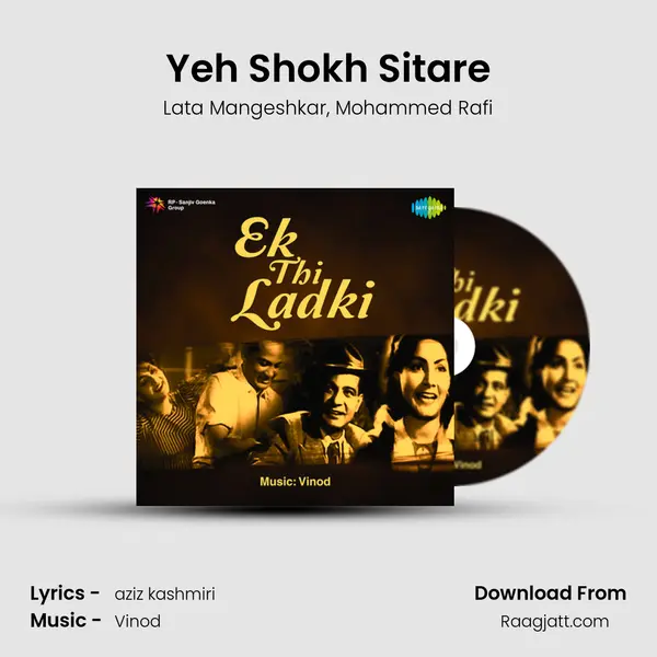 Yeh Shokh Sitare - Lata Mangeshkar album cover 