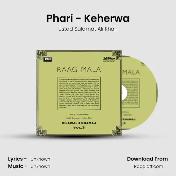 Phari - Keherwa - Ustad Salamat Ali Khan album cover 