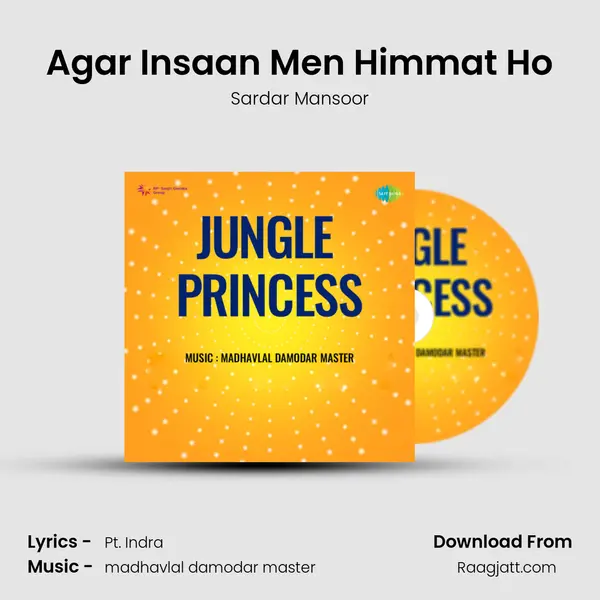 Agar Insaan Men Himmat Ho - Sardar Mansoor album cover 