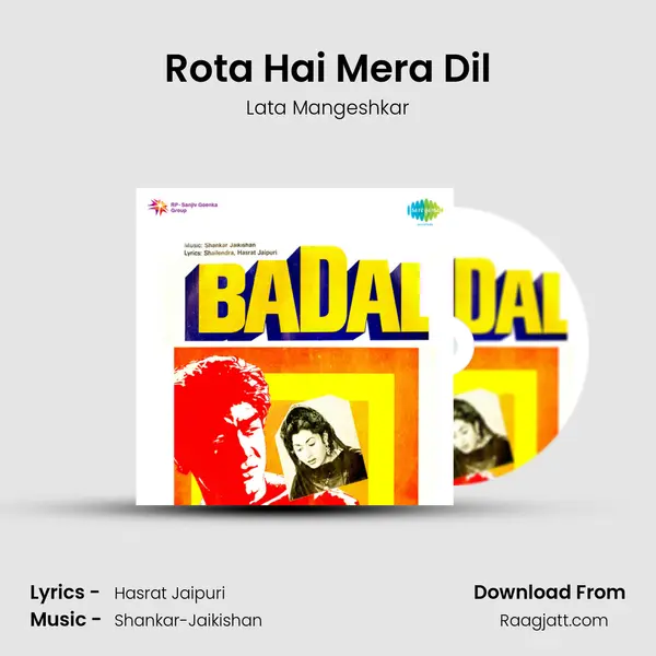 Rota Hai Mera Dil - Lata Mangeshkar album cover 