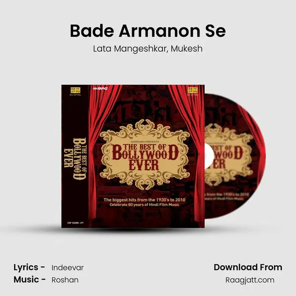 Bade Armanon Se - Lata Mangeshkar album cover 