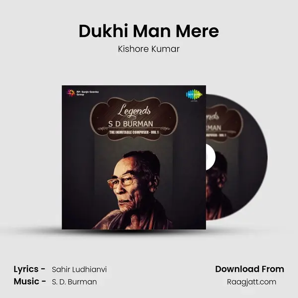 Dukhi Man Mere - Kishore Kumar album cover 