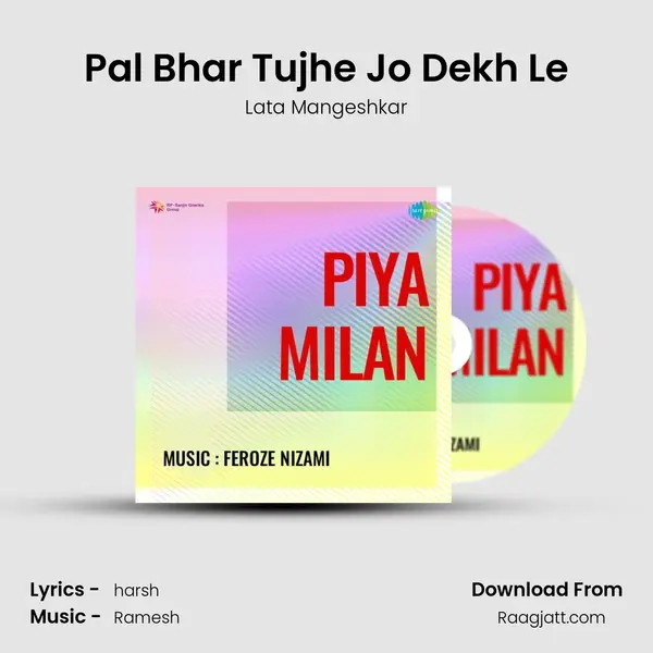 Pal Bhar Tujhe Jo Dekh Le - Lata Mangeshkar album cover 