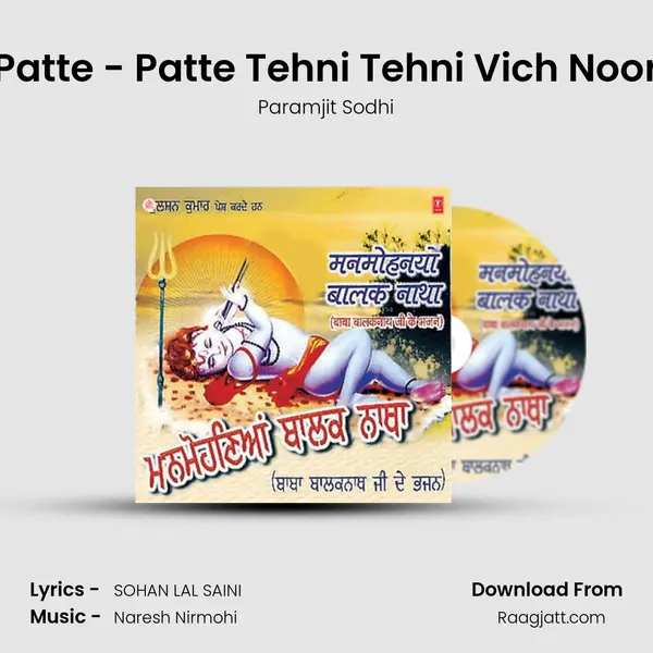 Patte - Patte Tehni Tehni Vich Noor - Paramjit Sodhi album cover 