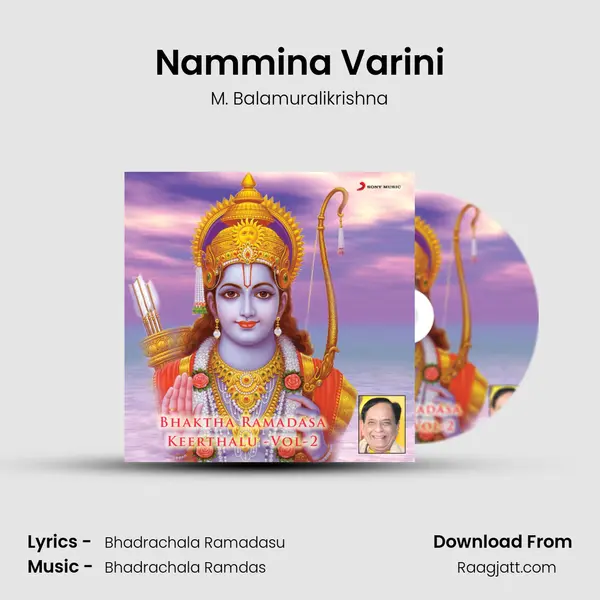 Nammina Varini - M. Balamuralikrishna album cover 