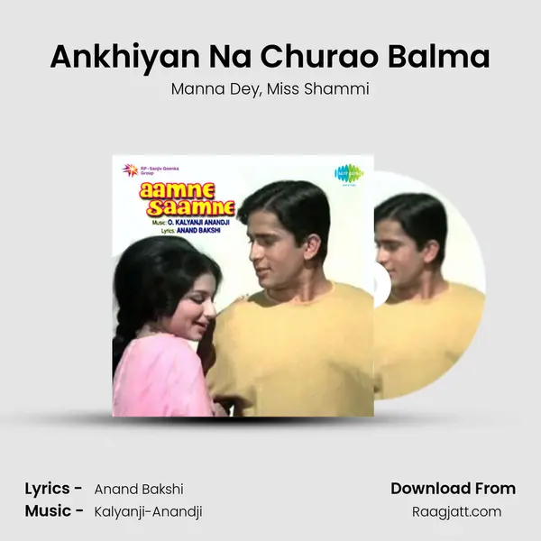 Ankhiyan Na Churao Balma - Manna Dey album cover 