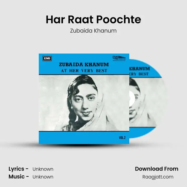 Har Raat Poochte - Zubaida Khanum album cover 