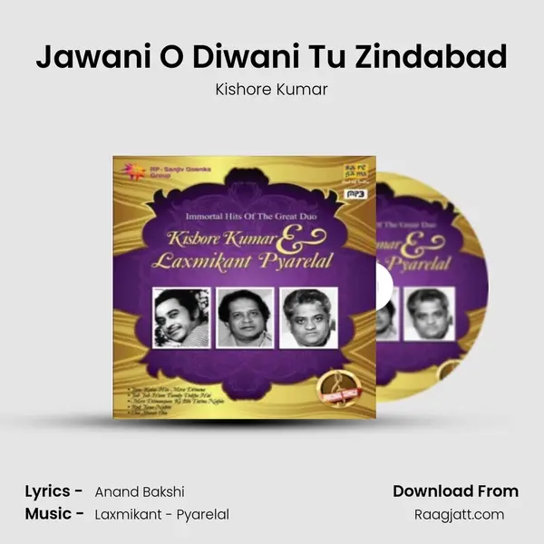 Jawani O Diwani Tu Zindabad - Kishore Kumar album cover 