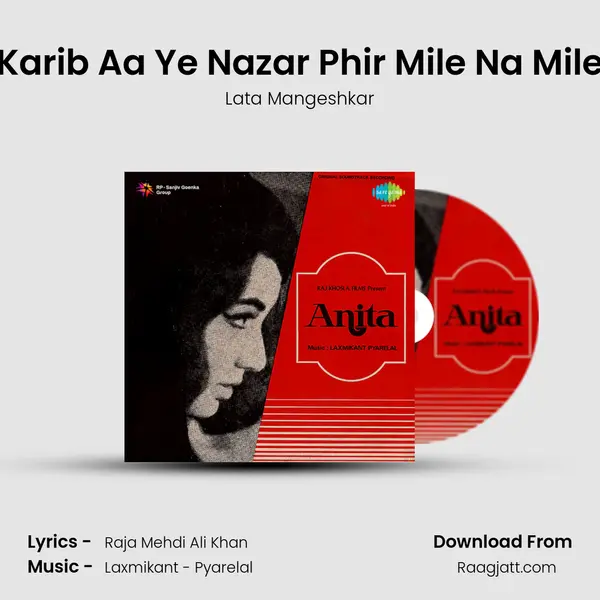 Karib Aa Ye Nazar Phir Mile Na Mile - Lata Mangeshkar album cover 