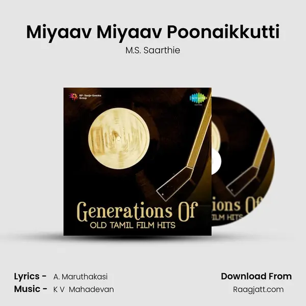 Miyaav Miyaav Poonaikkutti - M.S. Saarthie album cover 