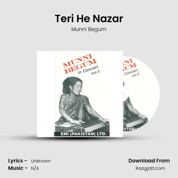 Teri He Nazar - Munni Begum album cover 