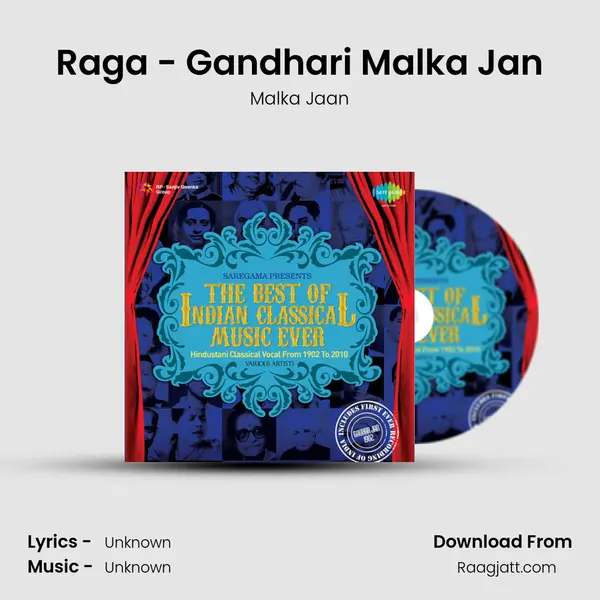 Raga - Gandhari Malka Jan - Malka Jaan album cover 