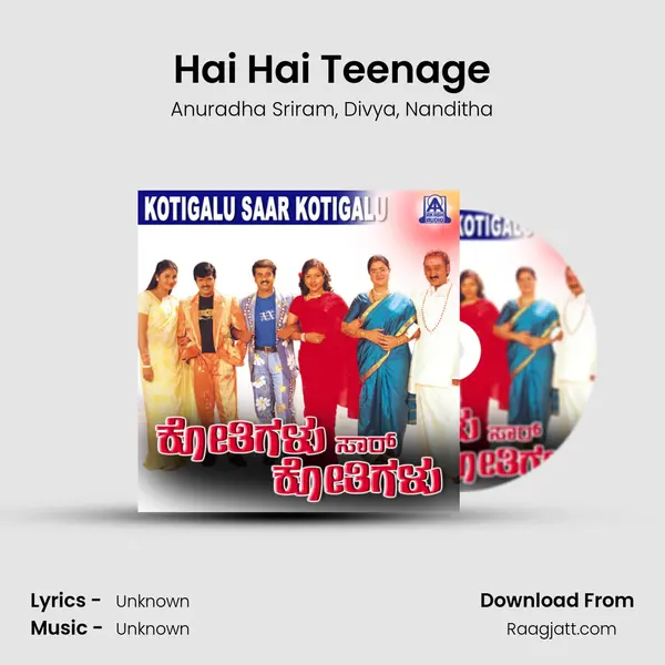 Hai Hai Teenage - Anuradha Sriram album cover 