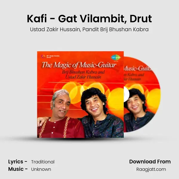 Kafi - Gat Vilambit, Drut - Ustad Zakir Hussain album cover 