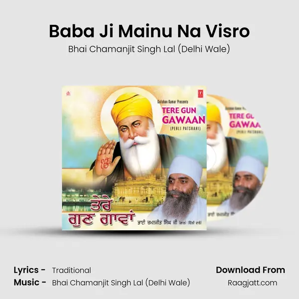 Baba Ji Mainu Na Visro - Bhai Chamanjit Singh Lal (Delhi Wale) album cover 