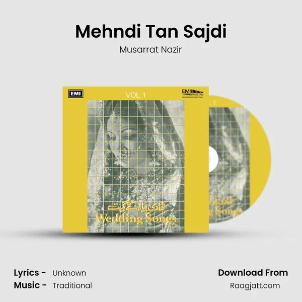 Mehndi Tan Sajdi - Musarrat Nazir album cover 