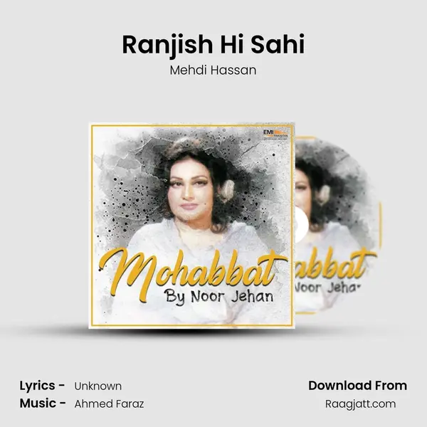 Ranjish Hi Sahi - Mehdi Hassan album cover 