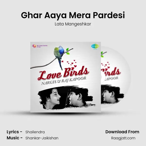 Ghar Aaya Mera Pardesi - Lata Mangeshkar album cover 